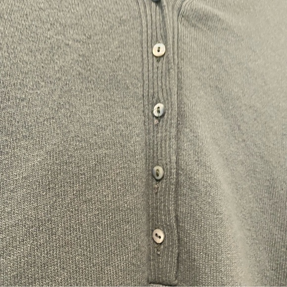 Sisley 100% virgin wool sweater sage womens Medium - Picture 6 of 6